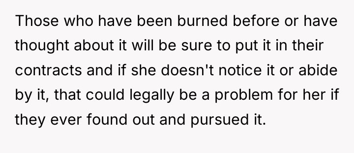 Those who have been burned before or have thought about...