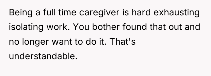 Being a full time caregiver is hard exhausting isolating work....