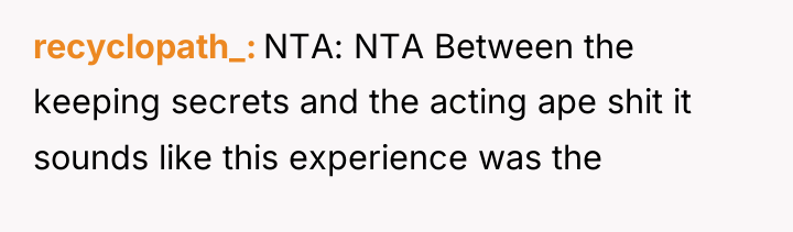 recyclopath_ NTA: NTA Between the keeping secrets and the acting...