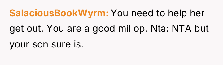 SalaciousBookWyrm You need to help her get out. You are...
