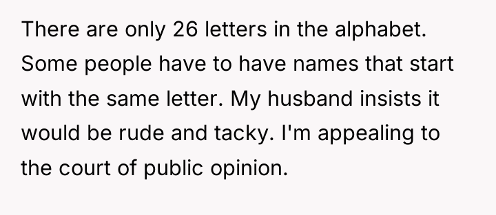 There are only 26 letters in the alphabet. Some people...