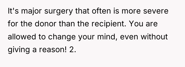 It's major surgery that often is more severe for the...