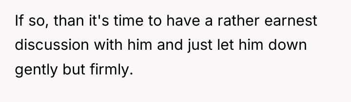 If so, than it's time to have a rather earnest...