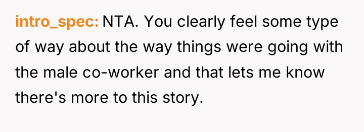 intro_spec NTA. You clearly feel some type of way about...