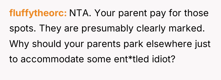 fluffytheorc NTA. Your parent pay for those spots. They are...