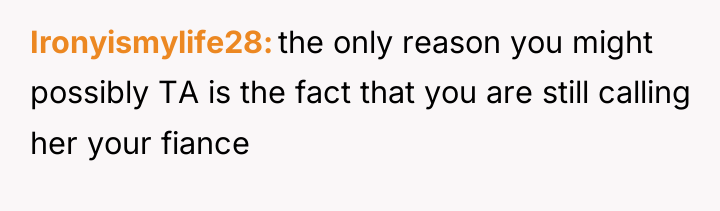 Ironyismylife28 the only reason you might possibly TA is the...