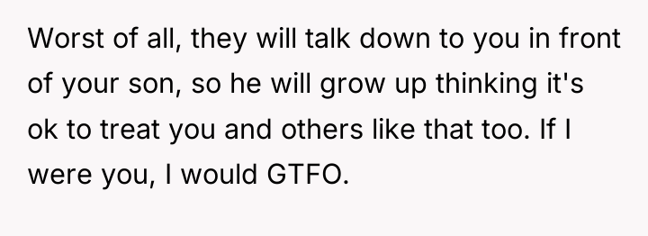 Worst of all, they will talk down to you in...