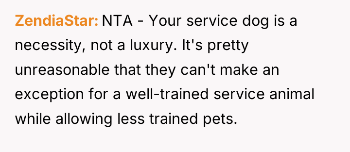 ZendiaStar NTA - Your service dog is a necessity, not...