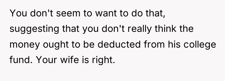 You don't seem to want to do that, suggesting that...