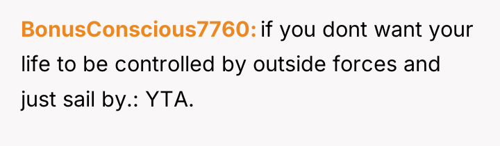 BonusConscious7760 if you dont want your life to be controlled...