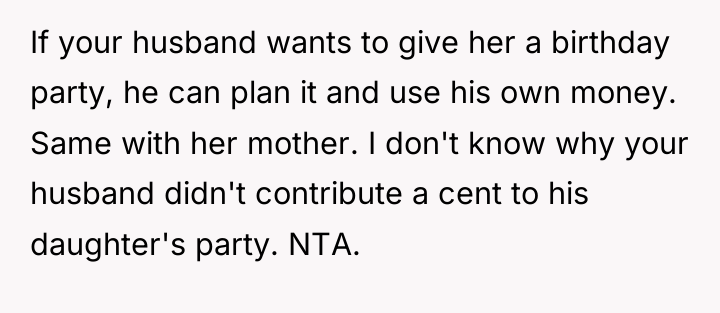 If your husband wants to give her a birthday party,...