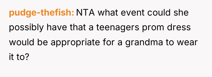 pudge-thefish NTA what event could she possibly have that a...
