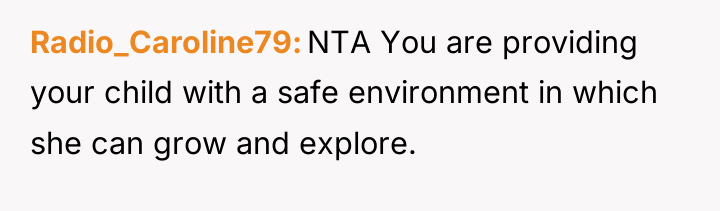 Radio_Caroline79 NTA You are providing your child with a safe...