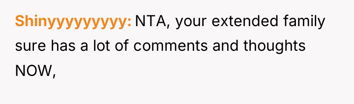 Shinyyyyyyyyy NTA, your extended family sure has a lot of...
