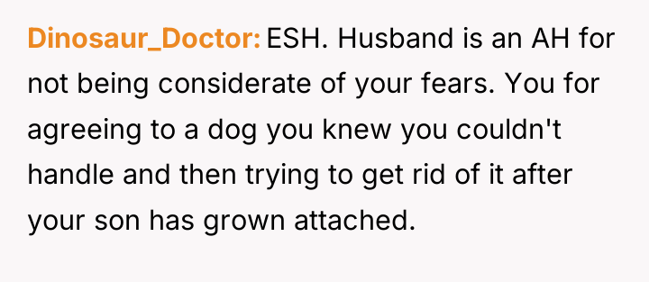 Dinosaur_Doctor ESH. Husband is an AH for not being considerate...