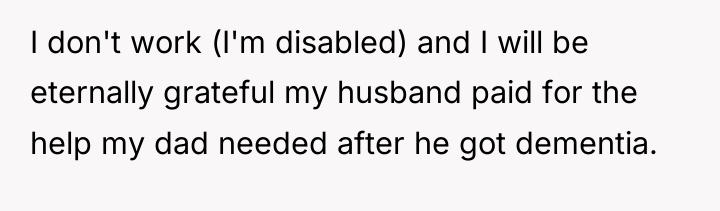I don't work (I'm disabled) and I will be eternally...