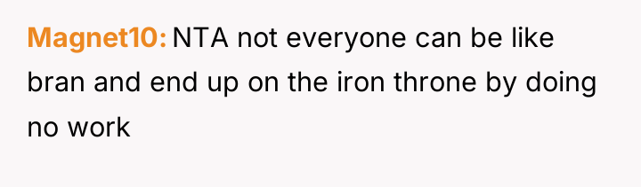 Magnet10 NTA not everyone can be like bran and end...