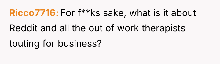 Ricco7716 For f**ks sake, what is it about Reddit and...