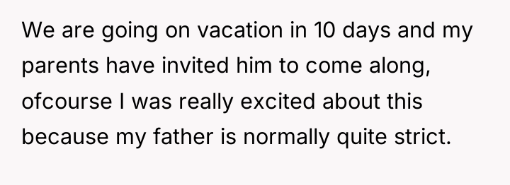 We are going on vacation in 10 days and my...