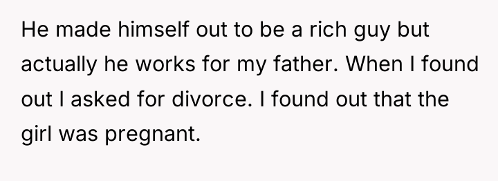 He made himself out to be a rich guy but...