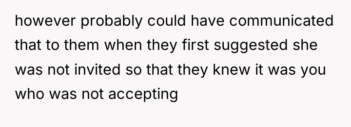 however probably could have communicated that to them when they...