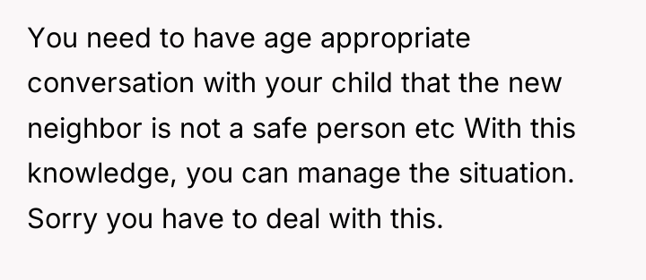 You need to have age appropriate conversation with your child...
