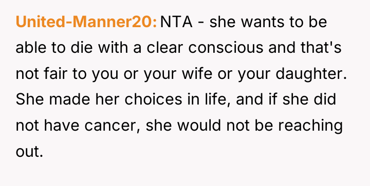 United-Manner20 NTA - she wants to be able to die...