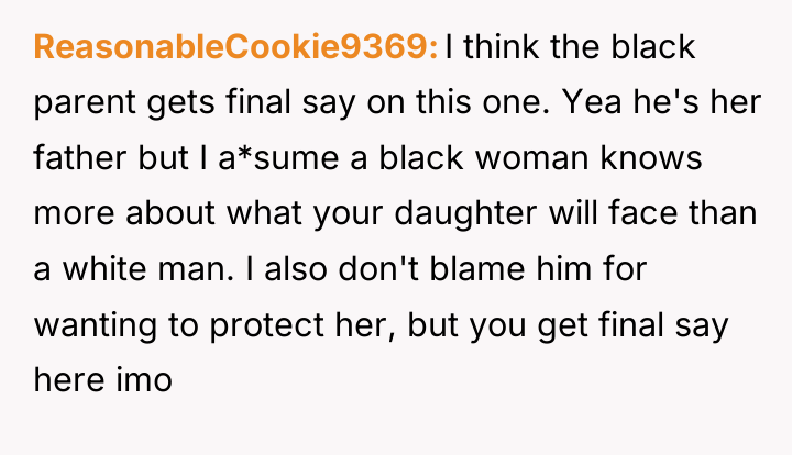 ReasonableCookie9369 I think the black parent gets final say on...
