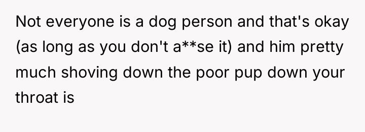 Not everyone is a dog person and that's okay (as...