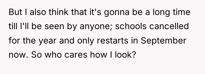 But I also think that it's gonna be a long...