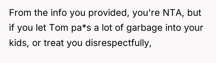 From the info you provided, you're NTA, but if you...