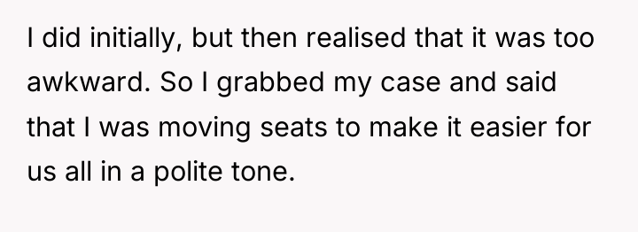 I did initially, but then realised that it was too...