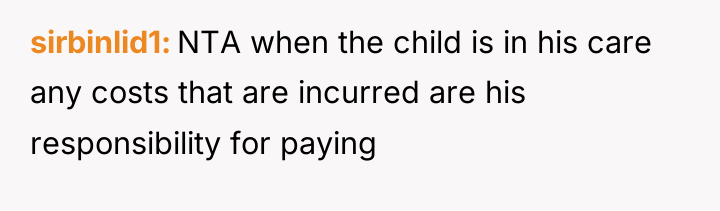 sirbinlid1 NTA when the child is in his care any...