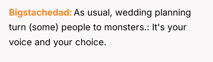Bigstachedad As usual, wedding planning turn (some) people to monsters.:...