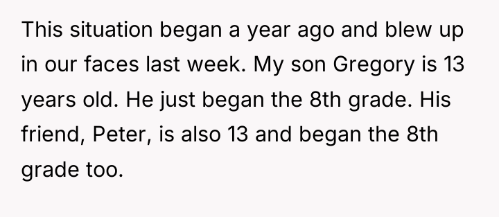 This situation began a year ago and blew up in...