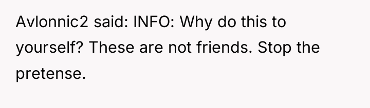 Avlonnic2 said: INFO: Why do this to yourself? These are...