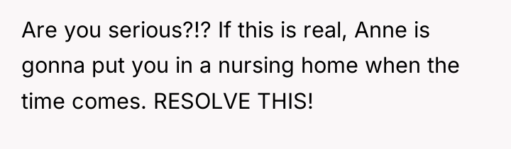 Are you serious?!? If this is real, Anne is gonna...