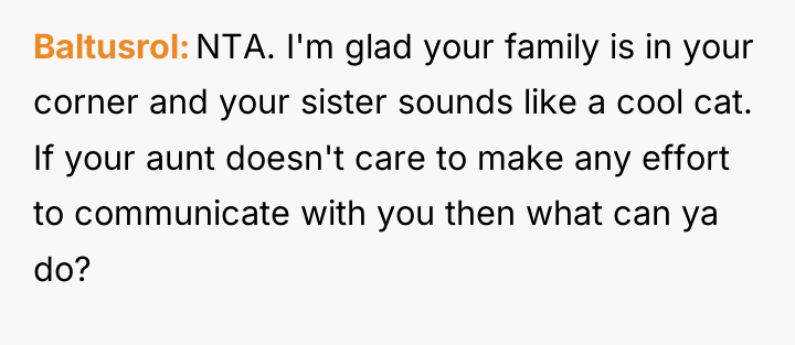 Baltusrol NTA. I'm glad your family is in your corner...