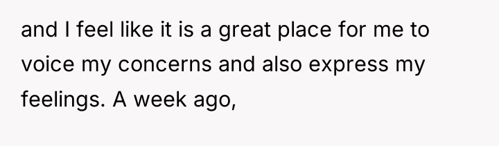 and I feel like it is a great place for...