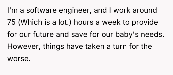 I'm a software engineer, and I work around 75 (Which...
