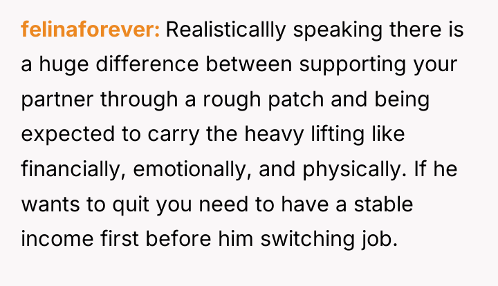 felinaforever Realisticallly speaking there is a huge difference between supporting...