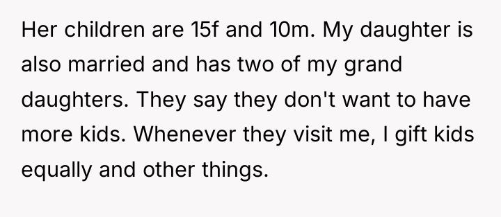 Her children are 15f and 10m. My daughter is also...