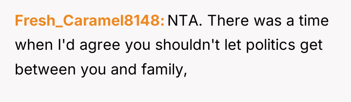 Fresh_Caramel8148 NTA. There was a time when I'd agree you...