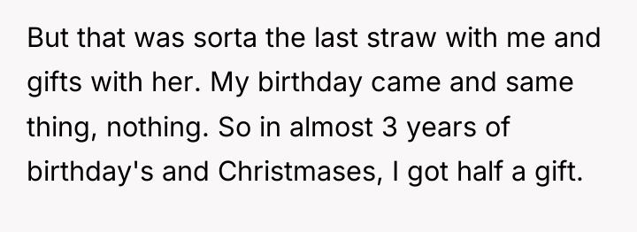 But that was sorta the last straw with me and...