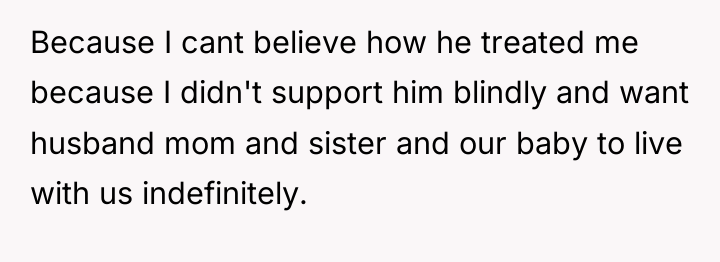 Because I cant believe how he treated me because I...
