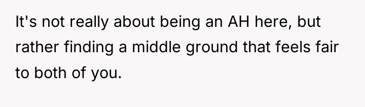 It's not really about being an AH here, but rather...