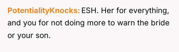 PotentialityKnocks ESH. Her for everything, and you for not doing...
