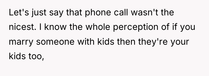 Let's just say that phone call wasn't the nicest. I...