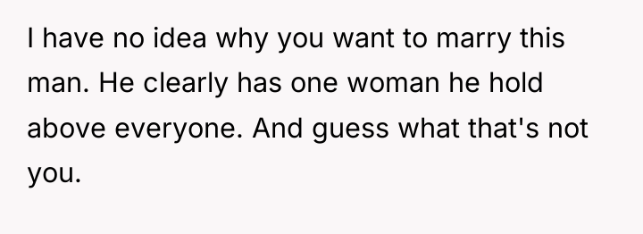 I have no idea why you want to marry this...