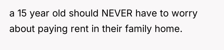 a 15 year old should NEVER have to worry about...